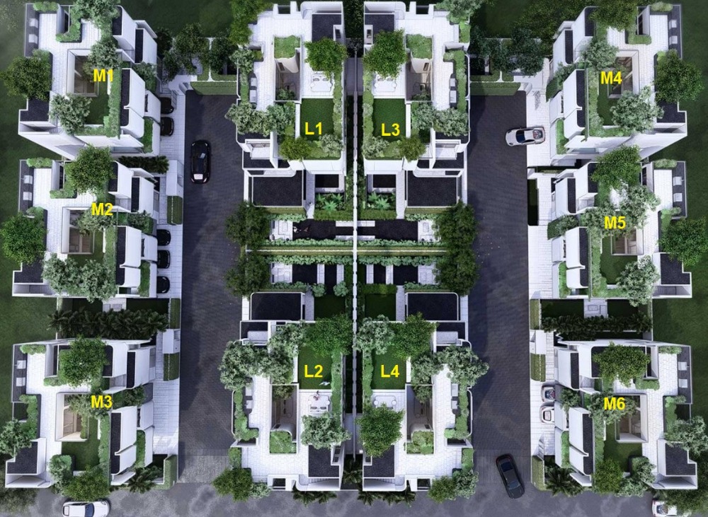 บ้านเดี่ยวสุดหรู สีเขียว360 องศา พระราม9-กรุงเทพกรีฑา